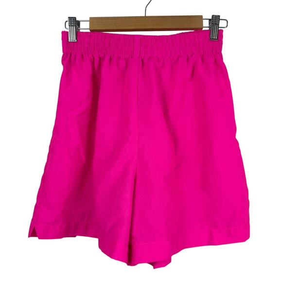 Pacific Connections Pants - Pacific Connections Shorts Womens Medium Pink Neon 90s Vintage Windbreaker USA